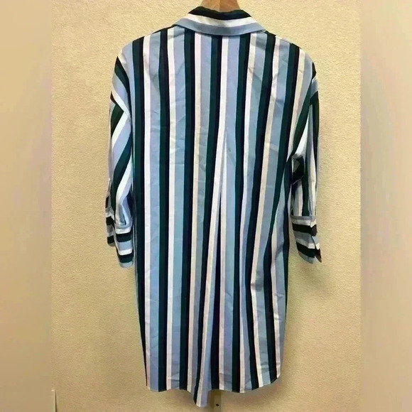 Akris Punto Striped Mini Dress Size 4 like NEW - Picture 10 of 13